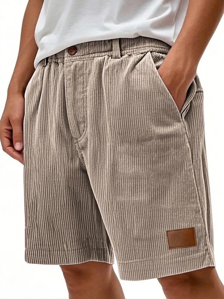 Men's Corduroy Casual Workwear Shorts