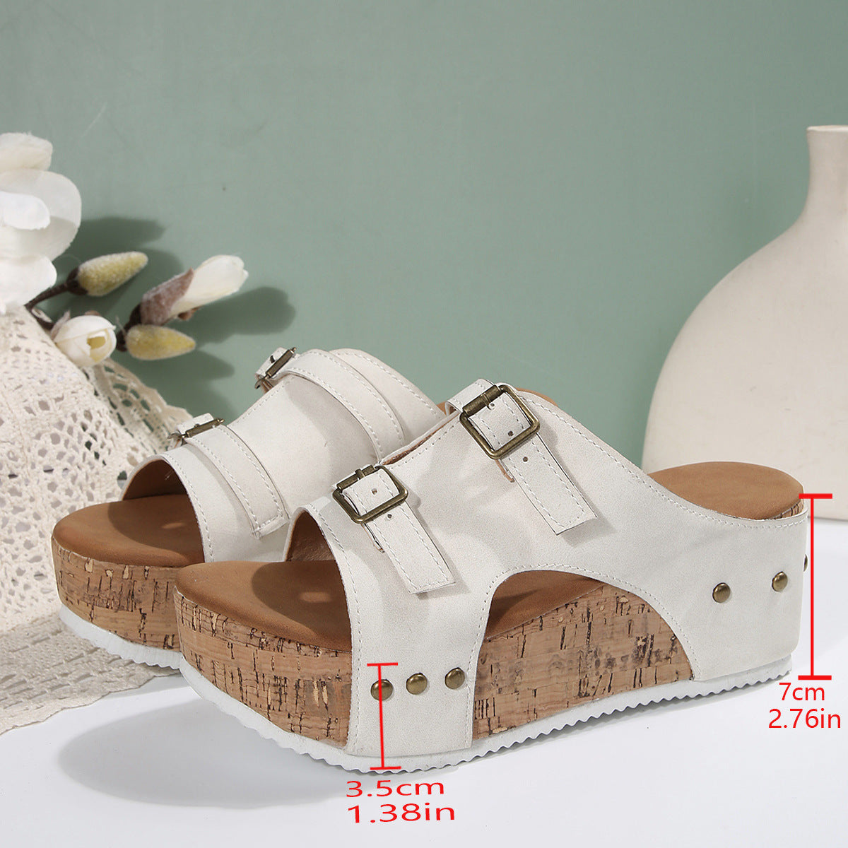 Women's Fashion Platform Muffin Beach Sandals