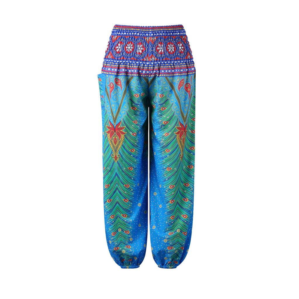 Children's printed yoga high waist bloomers