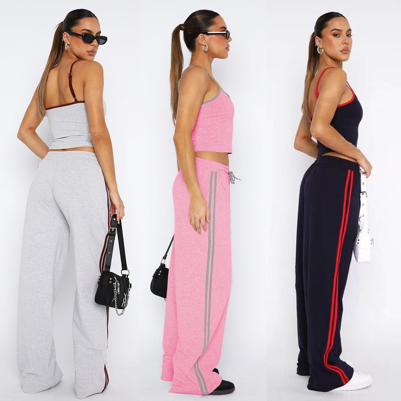 Stylish Camisole And Slip Dress Two-piece Set