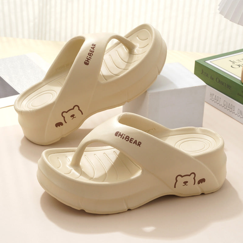 Flip Flops Wear Thick-soled Non-slip Wear-resistant Slippers
