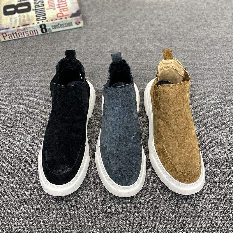 Autumnwinter Men's High-top Slip-on Shoes