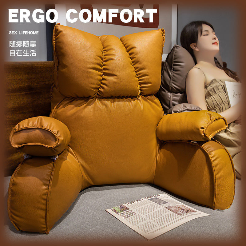 Cat's Paw Cloth Pillow Removable And Washable Waist Support Cushion