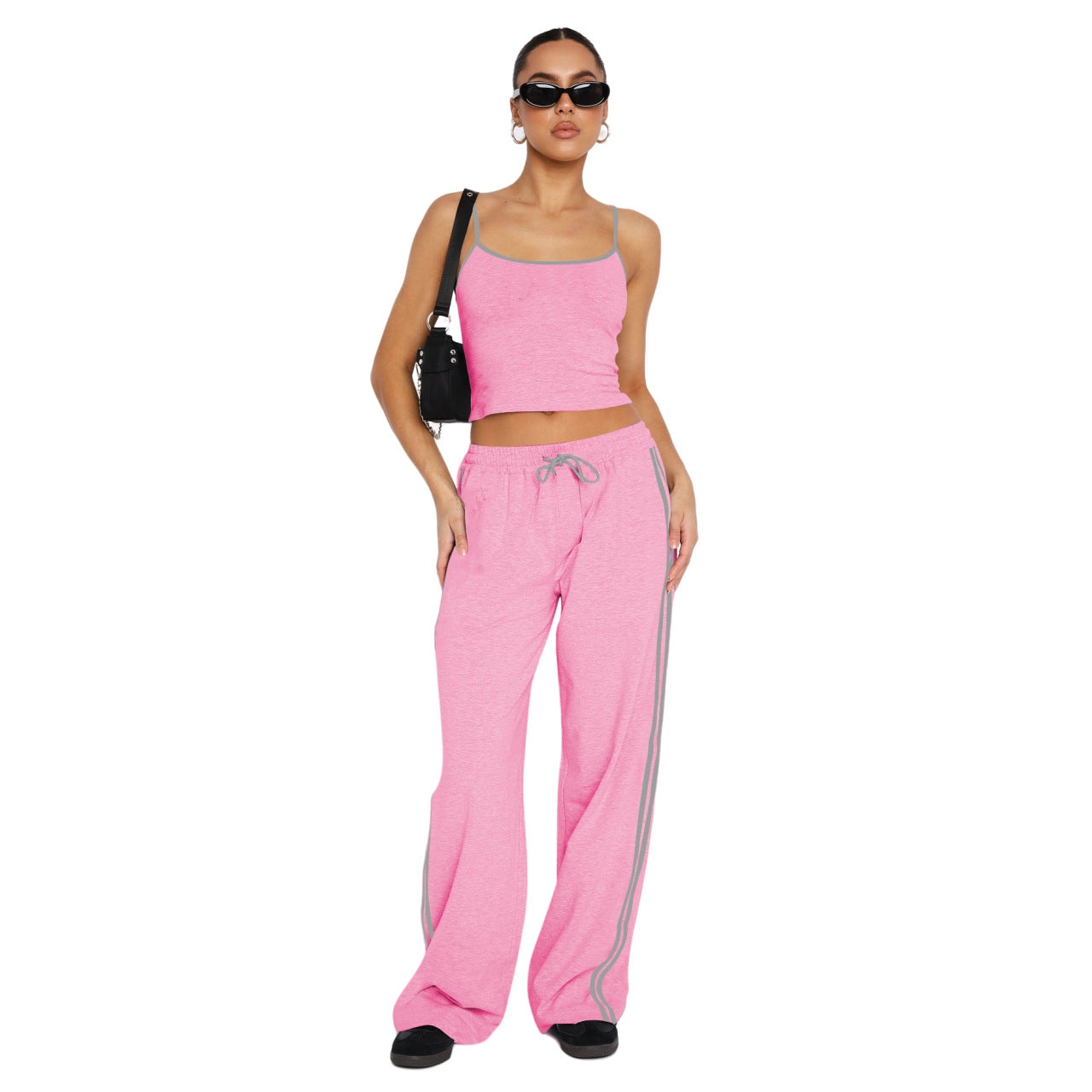 Stylish Camisole And Slip Dress Two-piece Set