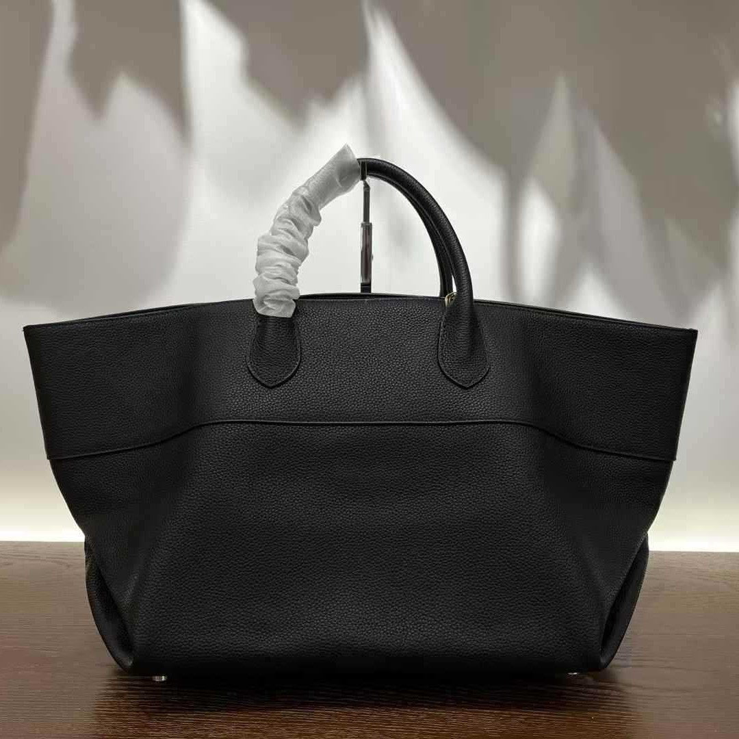 Simple Crossbody First Layer Cowhide Large Capacity Totes