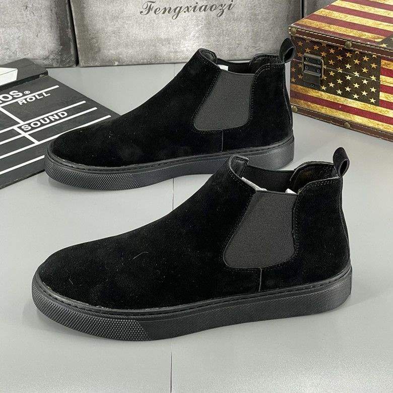 Autumnwinter Men's High-top Slip-on Shoes