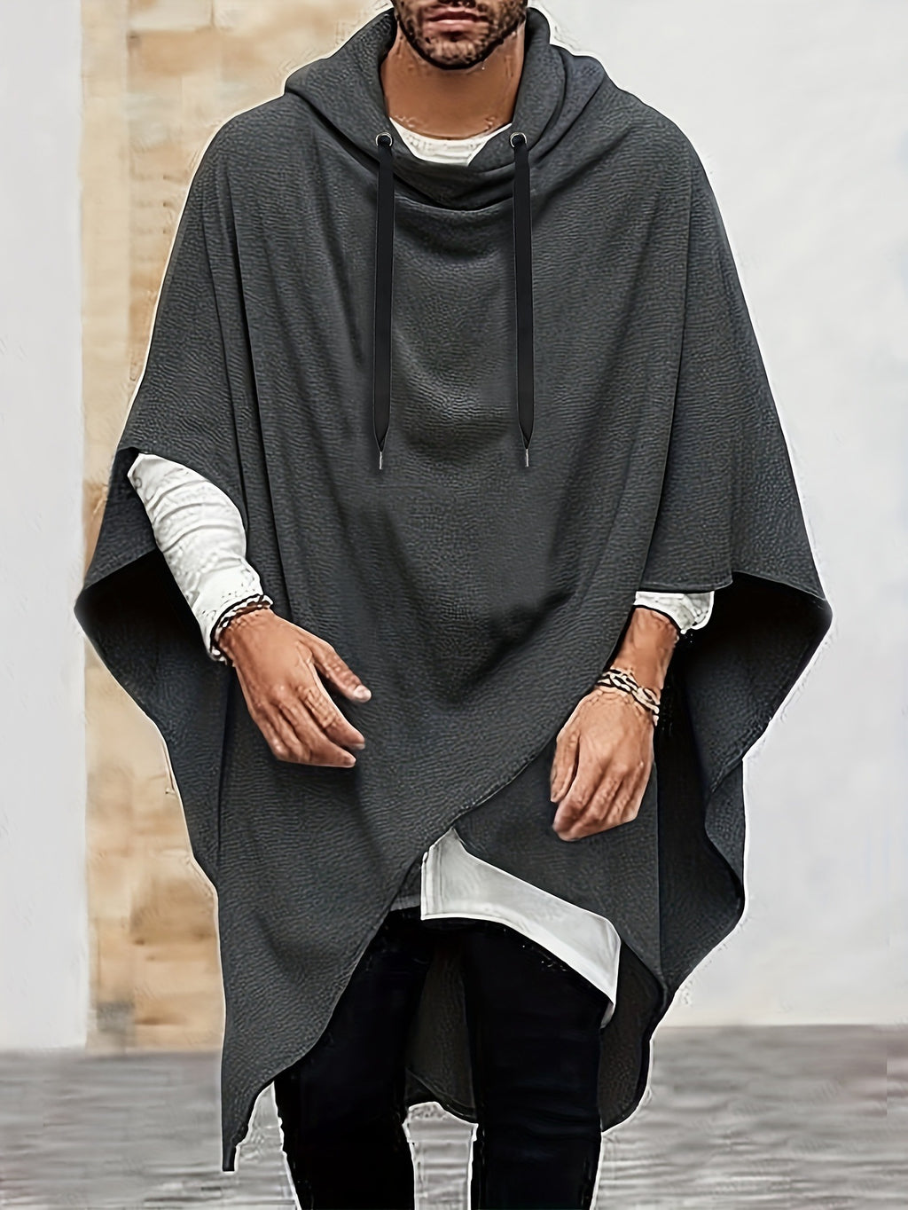 Men's Trench Coat Fashionable Cloak Tops