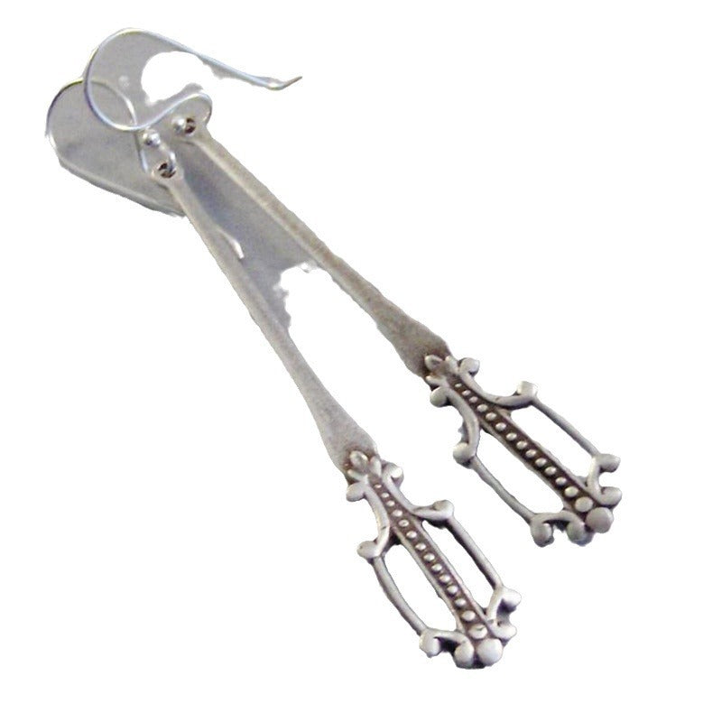 Retro Earring Pendant For Ladies Sweet Silver Earrings