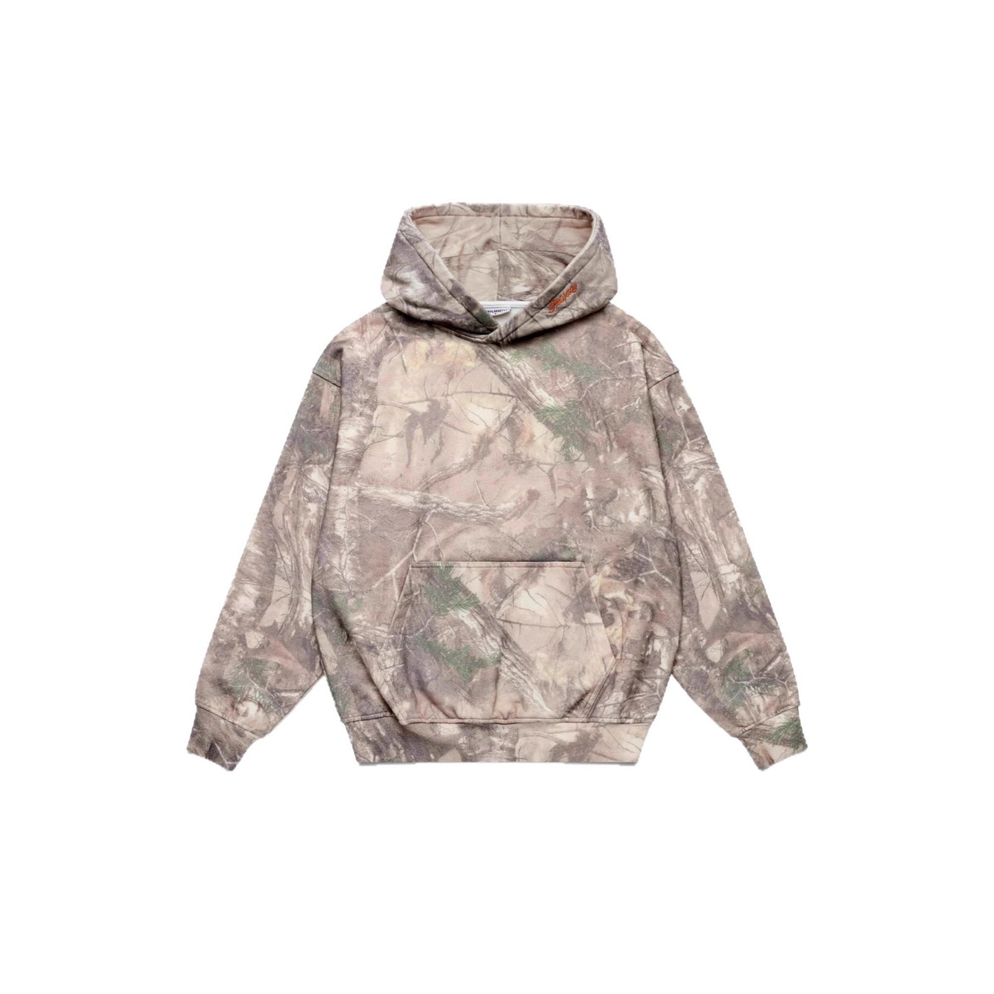 Women's Fashionable Printed Camouflage Maple Leaf Hoodie Top