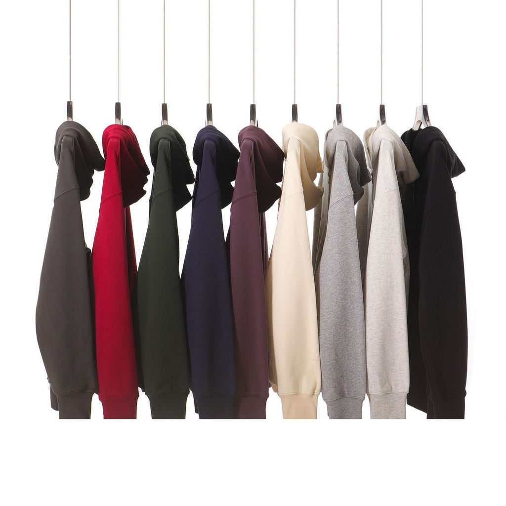 Men's Hooded Double-pull Zipper Sweater