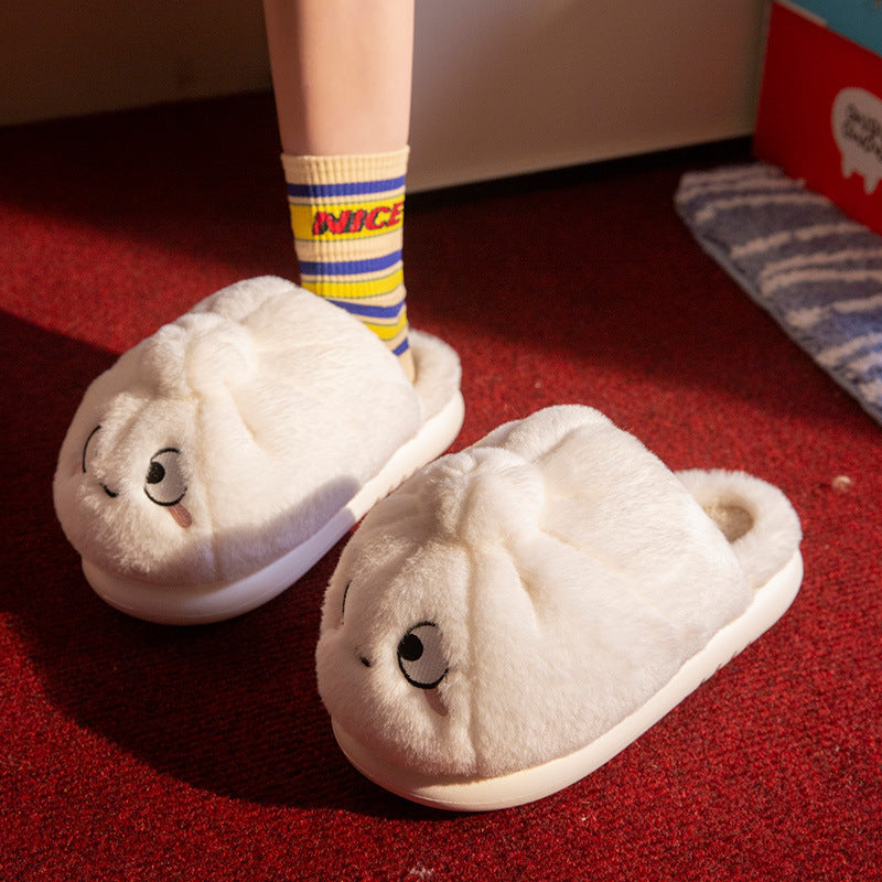 New Indoor Home Cute Cotton Slippers Women