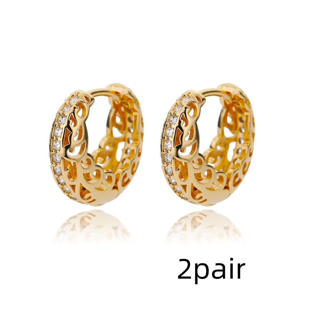 European And American Temperamental Minority Geometric Earrings