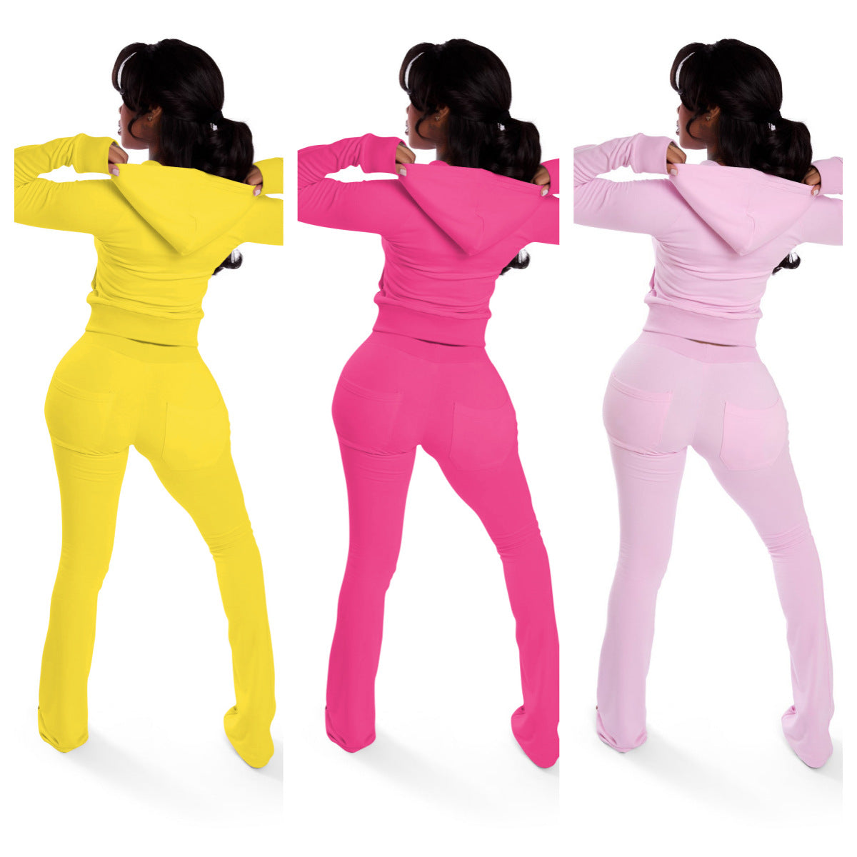 Stylish Silver Fox-fur Hooded Jacket With A Two-way Zipper