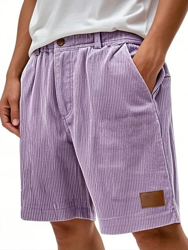 Men's Corduroy Casual Workwear Shorts
