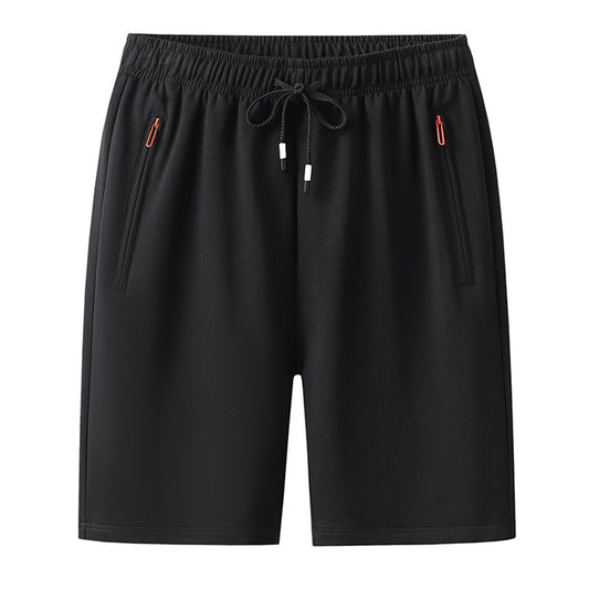 Men's Plus-Size Loose-Fitting Breathable Casual Sports Shorts