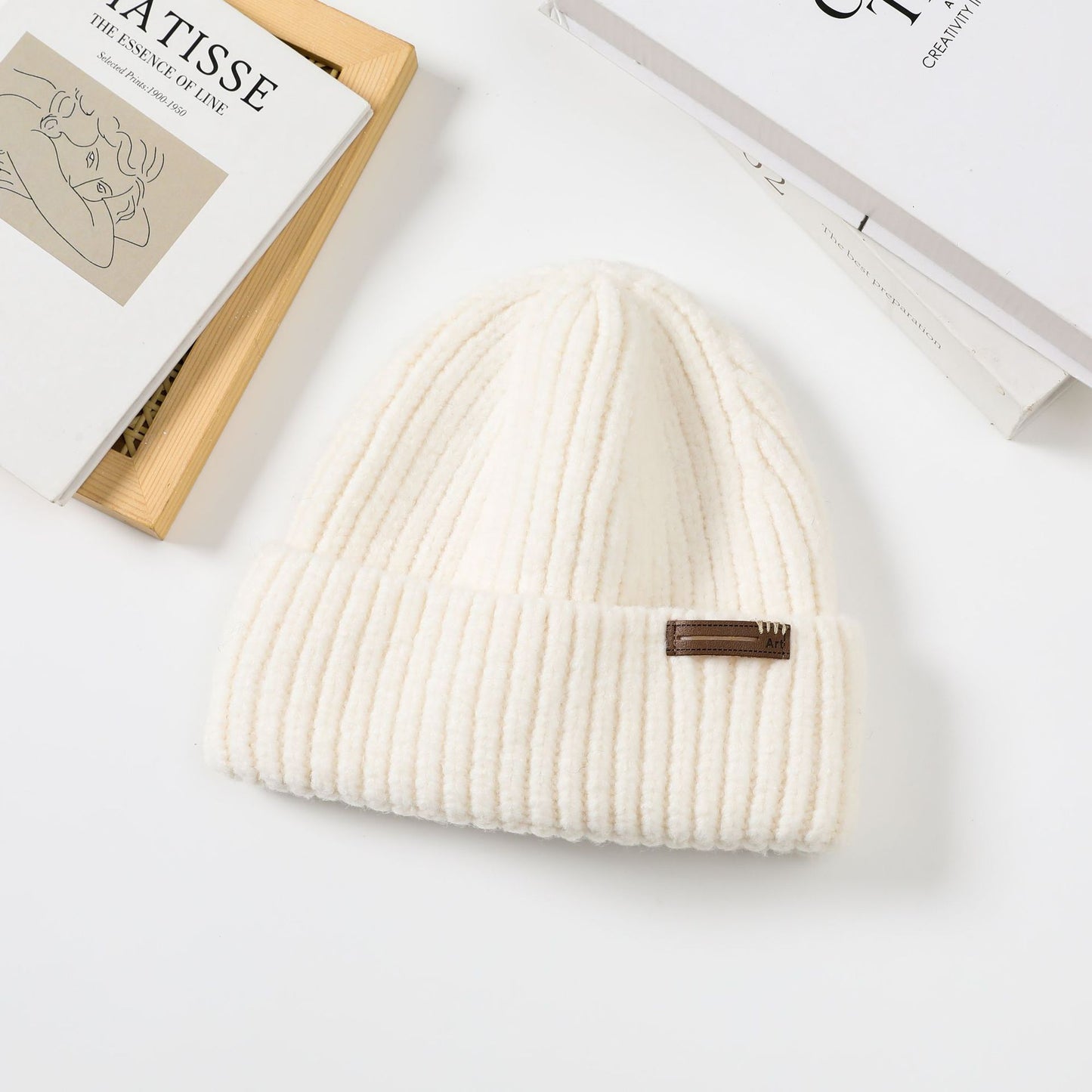 Wool Blend Beanie For Women In Autumn And Winter