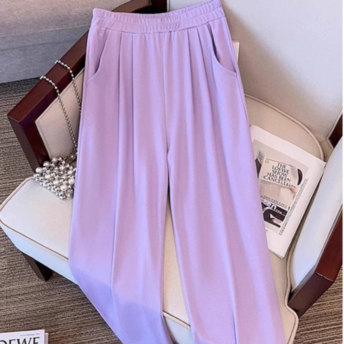 Womens Casual Fashionable Plus-size Short-sleeve Set