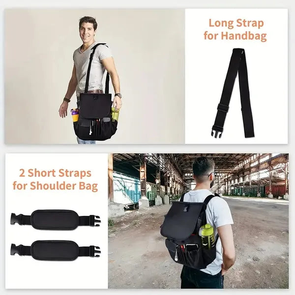 Car Front Seat Organiser Bag [Updated 2024] Dedicated Tablet And Laptop Storage Stable Side Strap Soft Adjustable Shoulder Strap And Hardened Strap Buckle Your Office Away From The Office