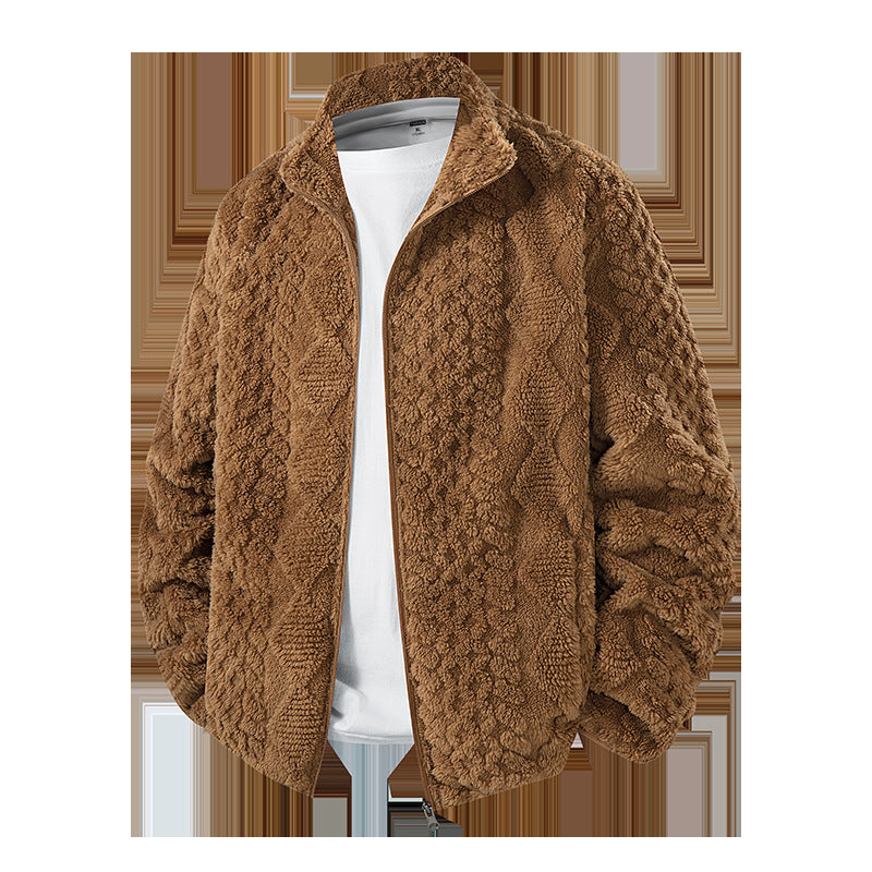 Fleece Padded Men's Warm Jacket