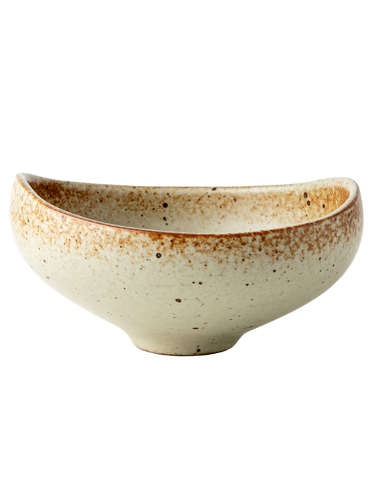 5-inch Handmade Stoneware Salad Bowl Restaurant