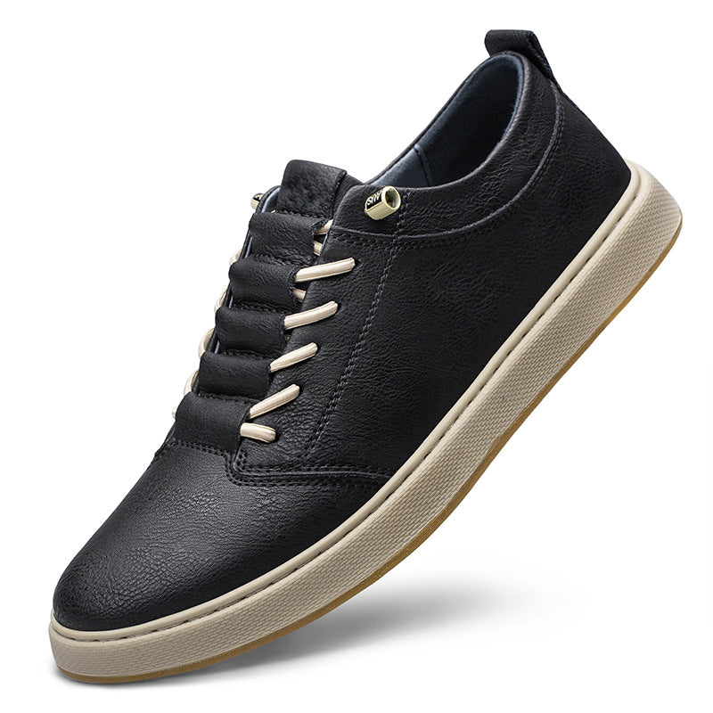 Big Size Board Shoes Cowhide Outdoor Casual Shoes