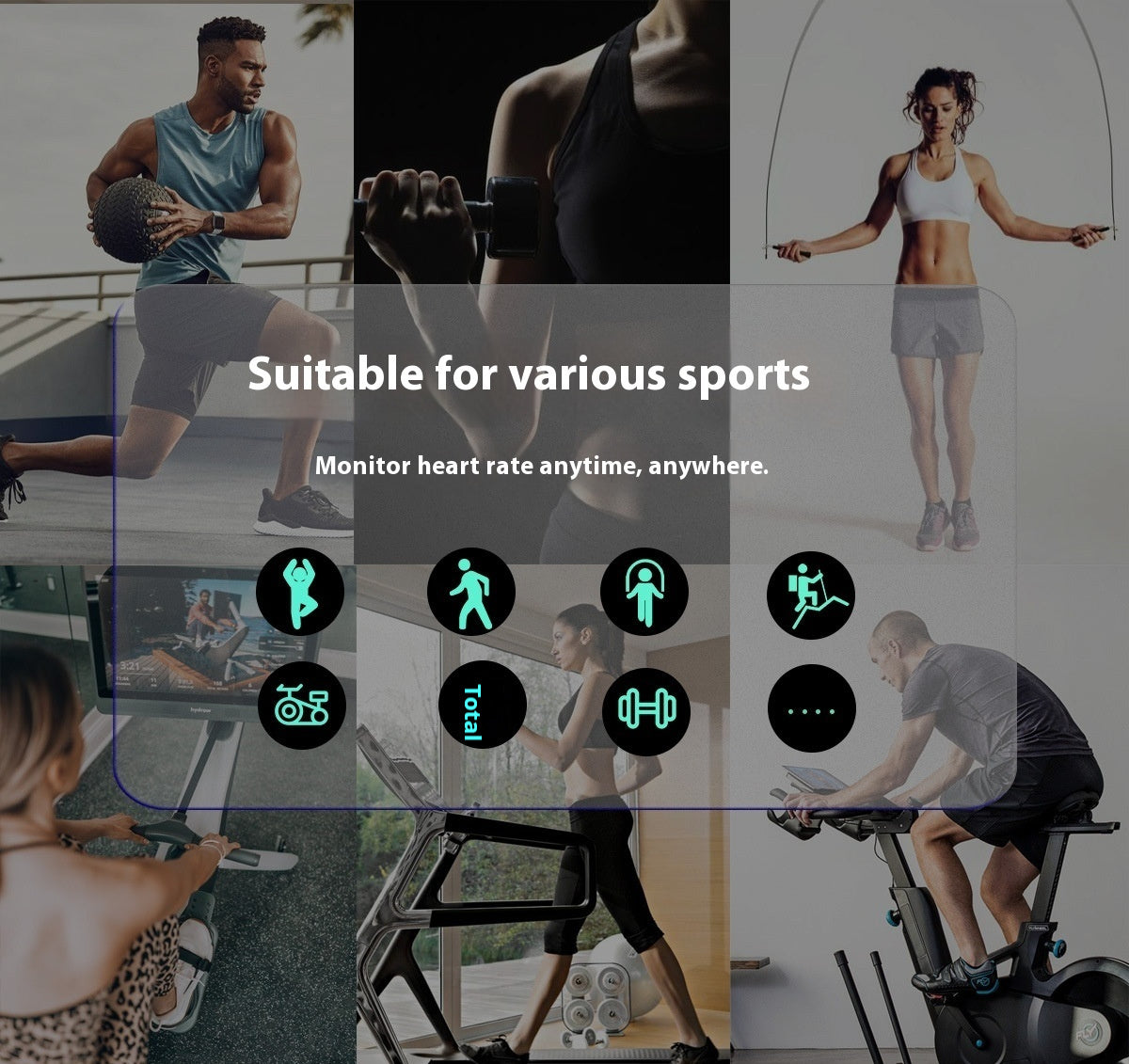 Bluetooth ANT Heart Rate Arm Band Running Sports Real-time Data Heart Rate Monitor