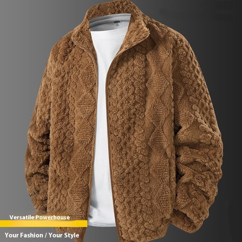 Fleece Padded Men's Warm Jacket