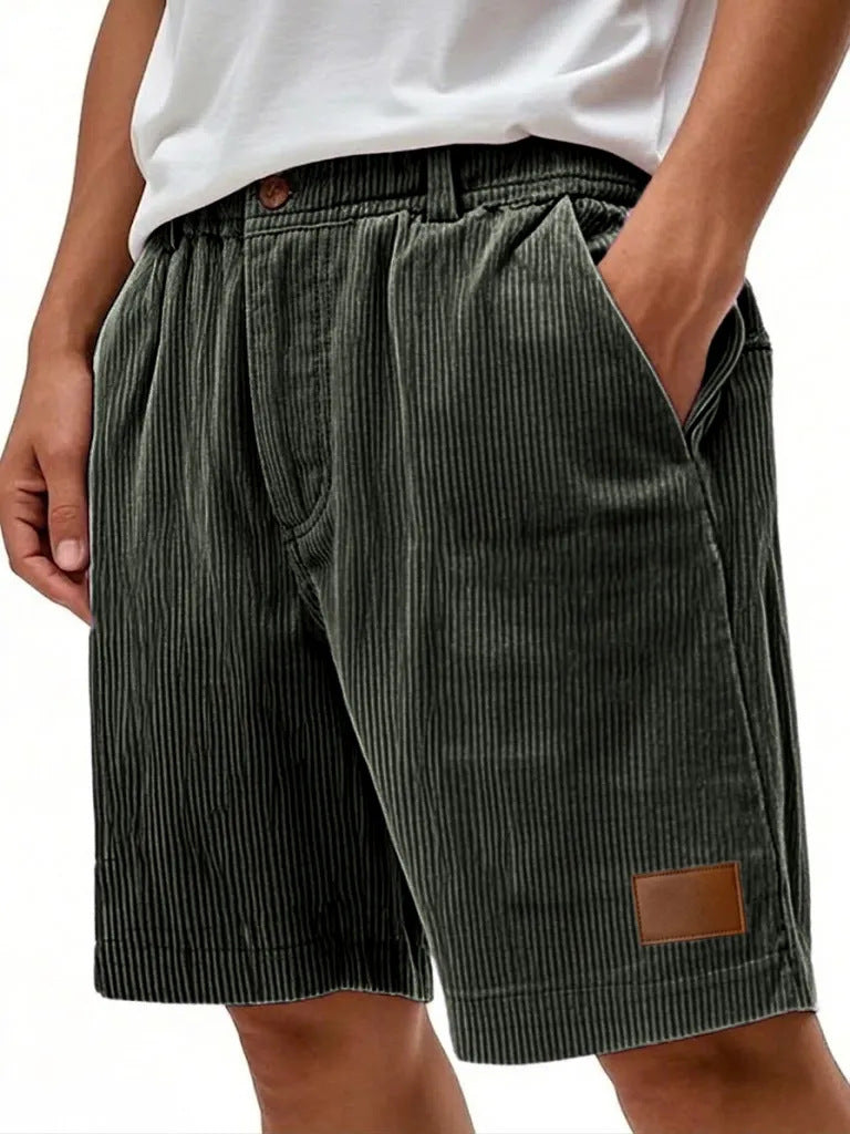 Men's Corduroy Casual Workwear Shorts