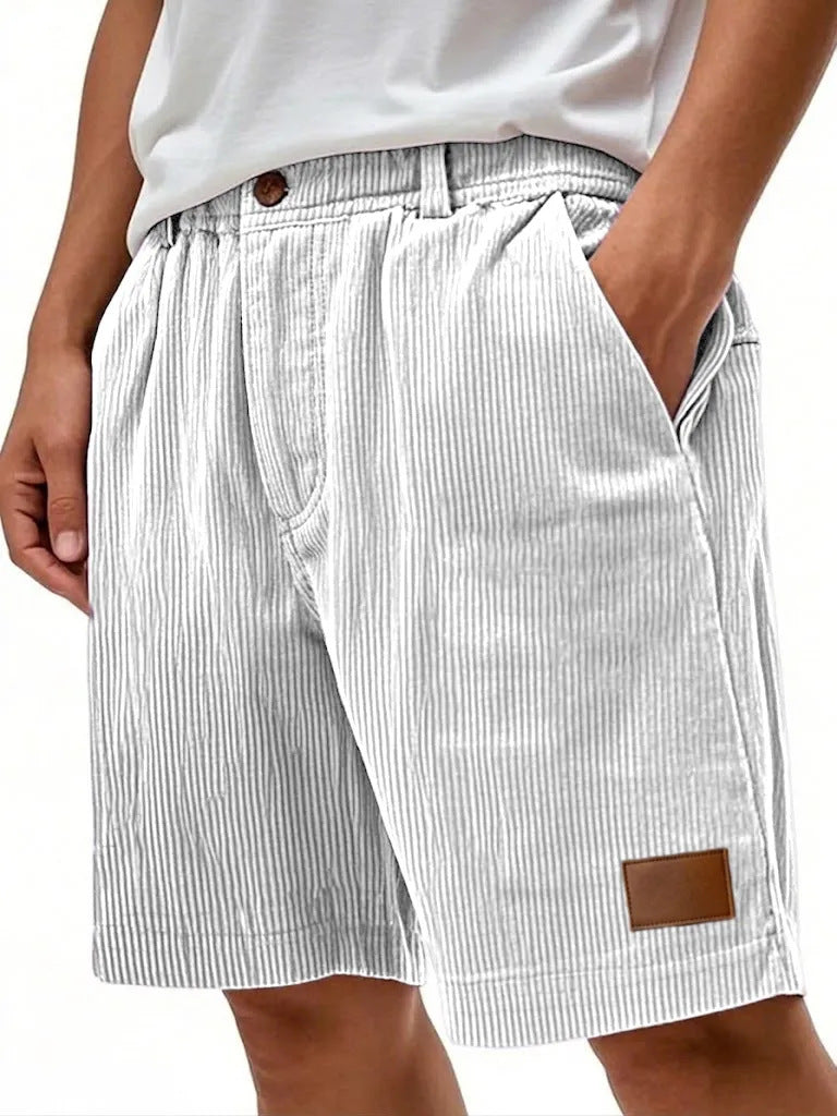 Men's Corduroy Casual Workwear Shorts